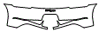 Rear Bumper Kit pattern for the 2025 Porsche 718