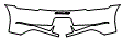 Rear Bumper Kit pattern for the 2025 Porsche 718