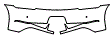 Rear Bumper Kit pattern for the 2025 Porsche 718