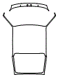 Roof Kit pattern for the 1994 Porsche Singer