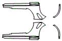 Rocker Panel Kit pattern for the 2025 Porsche 911 (992.1)