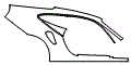 Rear Fender Kit pattern for the 2025 Porsche 911 (992.1)