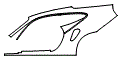 Rear Fender Kit pattern for the 2025 Porsche 911 (992.1)