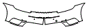 Rear Bumper Kit pattern for the 2025 Porsche 911 (992.1)