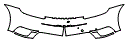 Rear Bumper Kit pattern for the 2025 Porsche 911 (992.1)