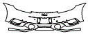 Rear Bumper Kit pattern for the 2025 Porsche 911 (992.1)