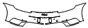 Rear Bumper Kit pattern for the 2025 Porsche 911 (992.1)