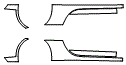 Rocker Panel Kit pattern for the 2025 Porsche 911 (992.1)