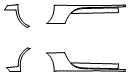 Rocker Panel Kit pattern for the 2025 Porsche 911 (992.1)