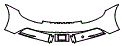 Rear Bumper Kit pattern for the 2025 Porsche 911 (992.1)