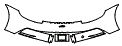 Rear Bumper Kit pattern for the 2022 Porsche 911 (992.1)