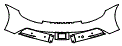 Rear Bumper Kit pattern for the 2025 Porsche 911 (992.1)