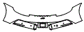 Rear Bumper Kit pattern for the 2022 Porsche 911 (992.1)