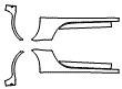 Rocker Panel Kit pattern for the 2020 Porsche 911 (992.1)