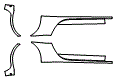 Rocker Panel Kit pattern for the 2020 Porsche 911 (992.1)