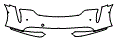 Bumper Kit pattern for the 2022 Porsche Taycan