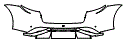 Rear Bumper Kit pattern for the 2022 Porsche Taycan
