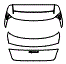 Trunk Lid Kit pattern for the 2022 Porsche Taycan
