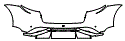Rear Bumper Kit pattern for the 2022 Porsche Taycan