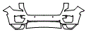 Bumper Kit pattern for the 2021 GMC Yukon XL