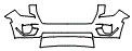 Bumper Kit pattern for the 2021 GMC Yukon XL