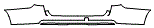 Rear Bumper Kit pattern for the 2021 GMC Yukon XL