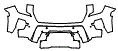 Bumper Kit pattern for the 2021 GMC Yukon XL
