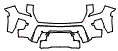 Bumper Kit pattern for the 2021 GMC Yukon XL