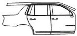 Door and Rear Fender Kit pattern for the 2026 GMC Yukon