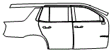 Door and Rear Fender Kit pattern for the 2026 GMC Yukon