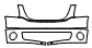 Grille, Lower Bumper and Upper Bumper Kit pattern for the 2011 GMC Yukon