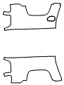 Rear Fender Kit pattern for the 2018 GMC Canyon