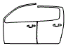 Door Kit pattern for the 2016 GMC Canyon