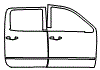 Door Kit pattern for the 2016 GMC Sierra
