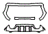 Grille Kit pattern for the 2016 GMC Sierra