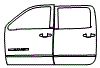 Door Kit pattern for the 2016 GMC Sierra