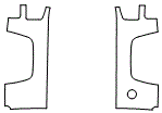 Rear Fender Kit pattern for the 2016 GMC Sierra
