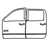 Door Kit pattern for the 2016 GMC Sierra