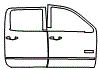 Door Kit pattern for the 2016 GMC Sierra