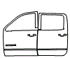 Door Kit pattern for the 2016 GMC Sierra