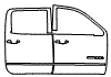 Door Kit pattern for the 2016 GMC Sierra