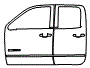 Door Kit pattern for the 2016 GMC Sierra