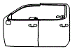 Door Kit pattern for the 2021 GMC Sierra
