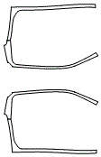 A-Pillar Kit pattern for the 2021 GMC Sierra