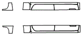 Rocker Panel Kit pattern for the 2021 GMC Sierra