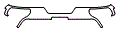 Rear Bumper Kit pattern for the 2021 GMC Sierra