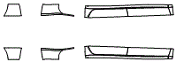 Rocker Panel Kit pattern for the 2021 GMC Sierra