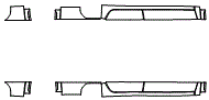 Rocker Panel Kit pattern for the 2021 GMC Sierra