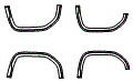 Fender Flare Kit pattern for the 2021 GMC Sierra