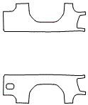 Outer Bed Panel Kit pattern for the 2021 GMC Sierra